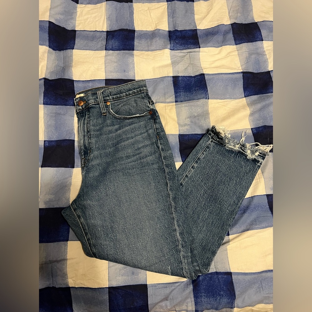 Madewell High Rise Slim Boyfriend Jeans Sz 31